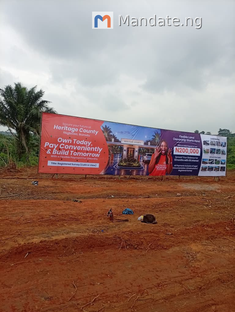 Heritage County Land Investment in Agbowa Ikorodu For Sale in at Agbowa Ikorodu Agbowa Lagos photo 3