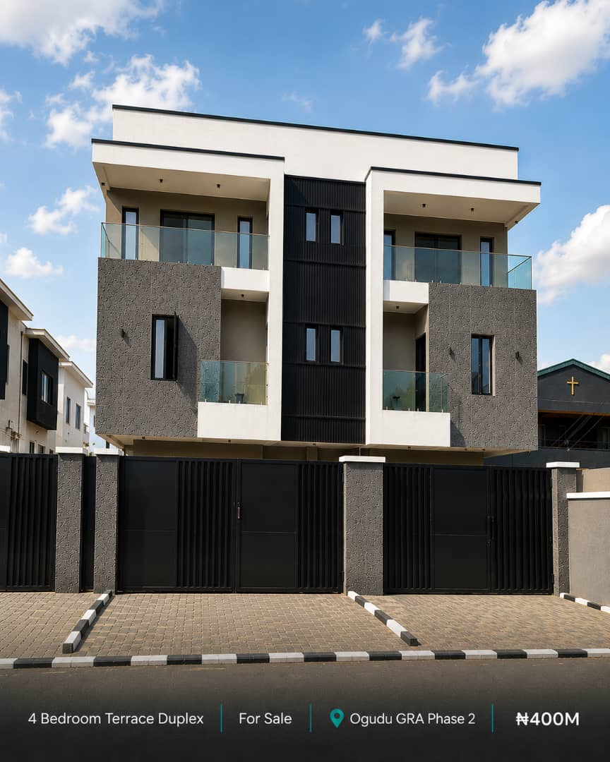 4-Bedroom Terrace Duplex for Sale in Ogudu GRA Phase 2 For Sale in in Ogudu GRA Phase 2 Ogudu GRA Ogudu GRA Lagos photo 2