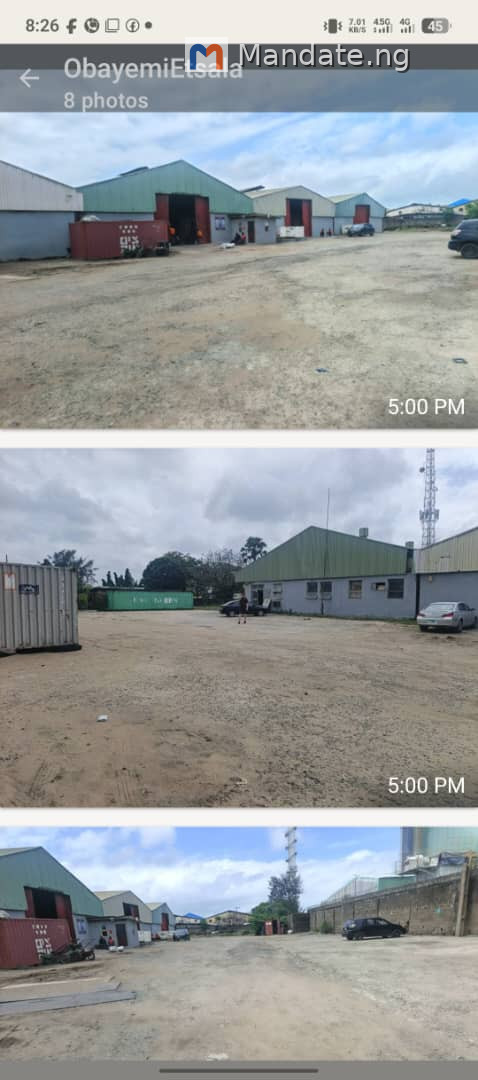 5 Bay Warehouse at Navy Town, Alakija on 4.7 Acre Land For Sale in at Navy town, Alakija Ija FCT photo 1