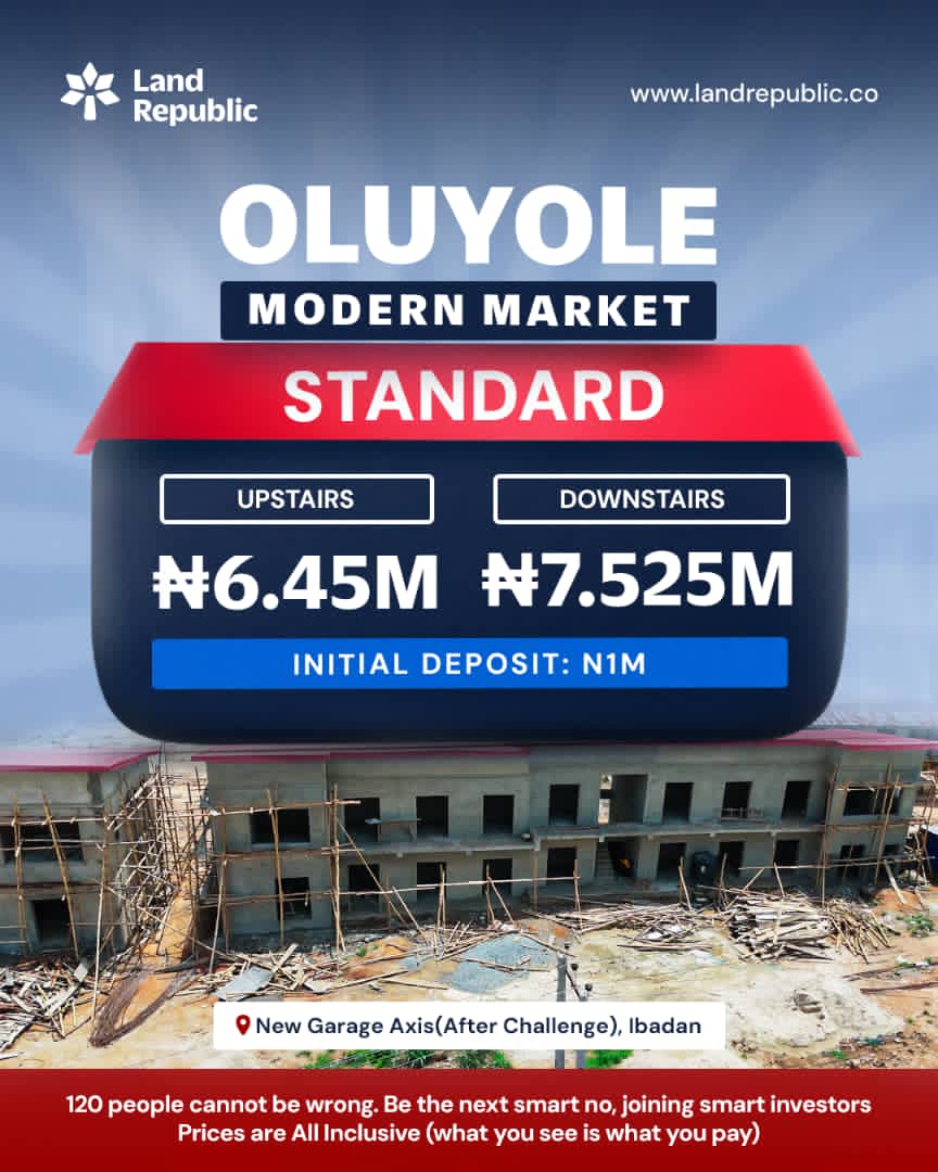 Oluyole Modern Market investment opportunities in Ibadan For Sale in New Garage roundabout, Oluyole LGA, Ibadan Oluyole LGA Oluyole Oyo photo 2