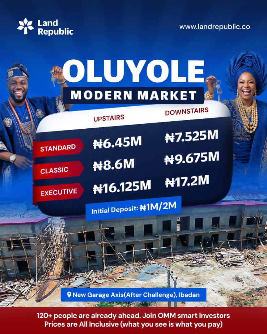 Oluyole Modern Market investment opportunities in Ibadan For Sale in New Garage roundabout, Oluyole LGA, Ibadan Oluyole LGA Oluyole Oyo photo 4