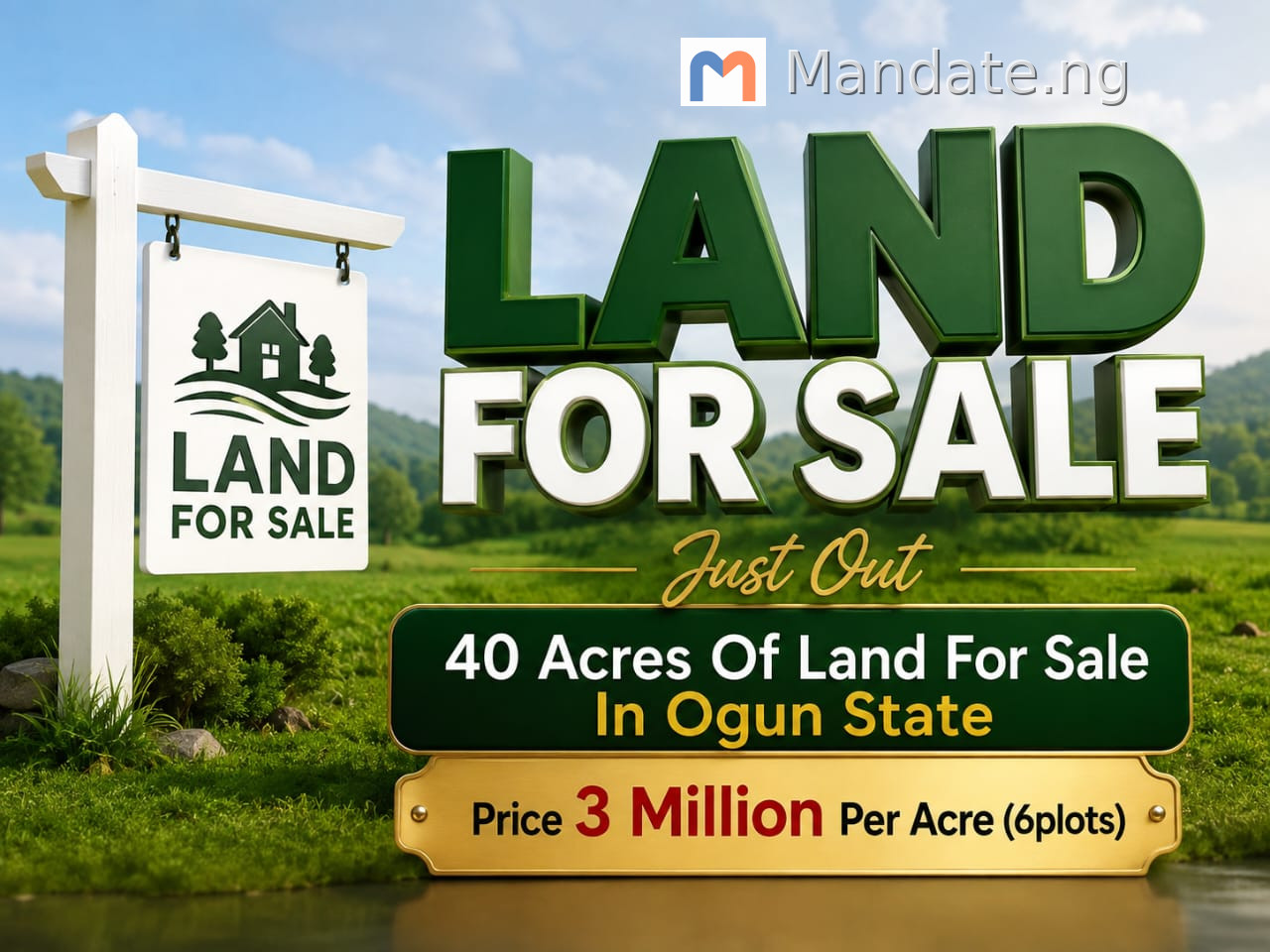 40 Acres Of Land For Sale In Ogun State For Sale in In Ogun Ogun State Ogun Ogun photo 4
