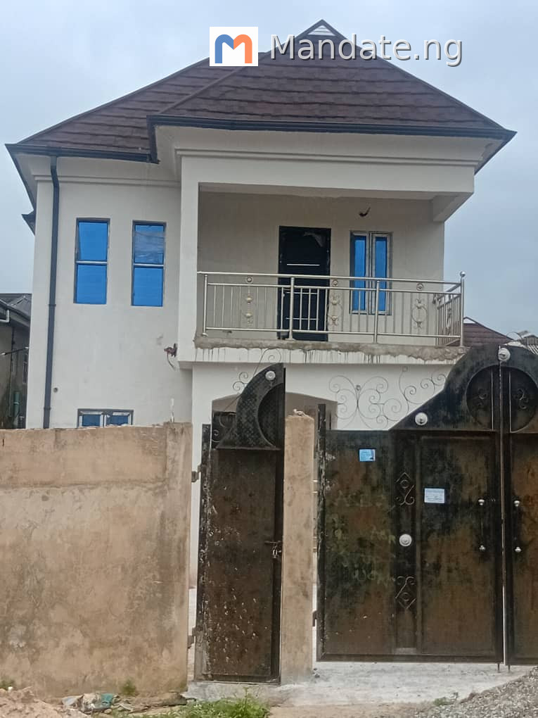 Newly built 3 bedroom duplex with 2 sitting room and 2 bedroom flat for sale For Sale in off command, Ikola Command Lagos photo 1