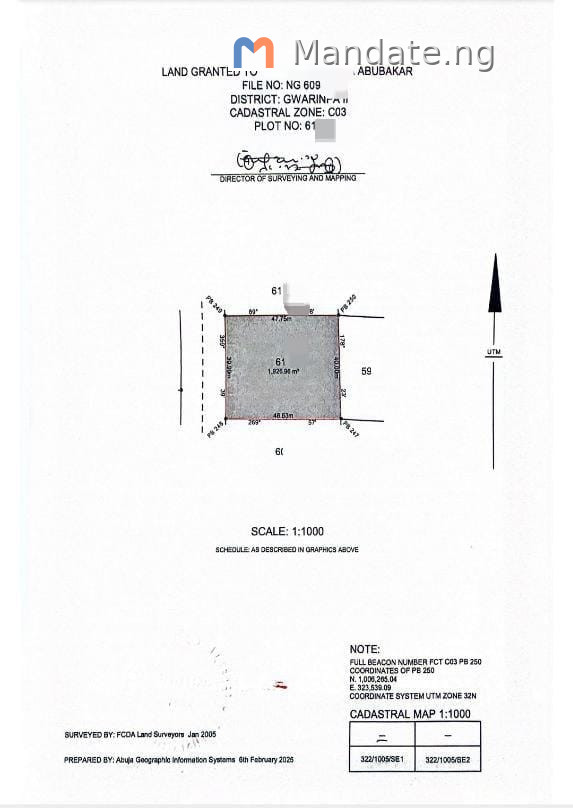 3,477.83sqm Residential Land for Sale in Karu District, Abuja For Sale in near Karu Bridge, just a few metres from the expressway, Abuja Karu District Karu FCT photo 2