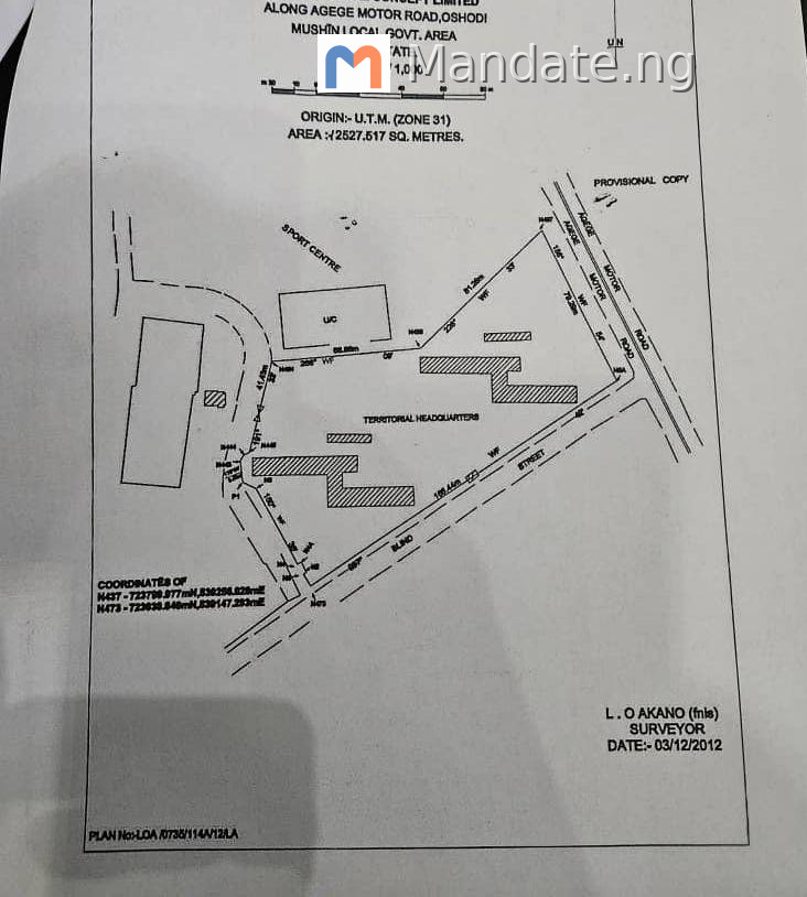 Prime investment property for sale along Agege Motor Road, Lagos For Sale in Along Agege Motor Road, Oshodi / Mushin, Lagos Agege Lagos photo 8
