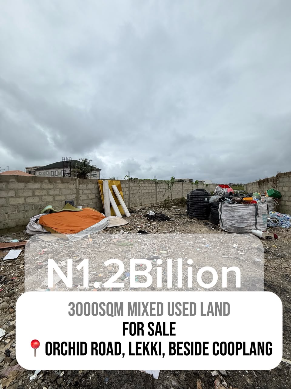 3000SQM Mixed Used Plot for Sale on Orchid Road, Lekki For Sale in Orchid Road, Lekki Orchid Lagos photo 1