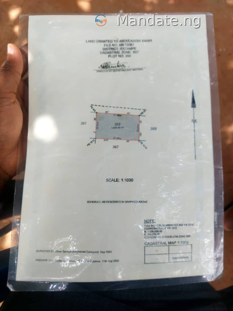 Residential land for sale in Guzape Bala For Sale in in Guzape Bala Guzape Guzape District FCT photo 10