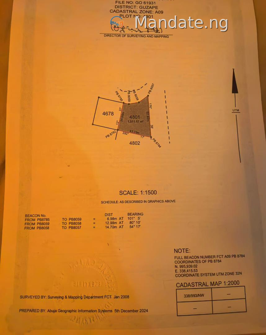 Residential land for sale in Guzape Bala For Sale in in Guzape Bala Guzape Guzape District FCT photo 1