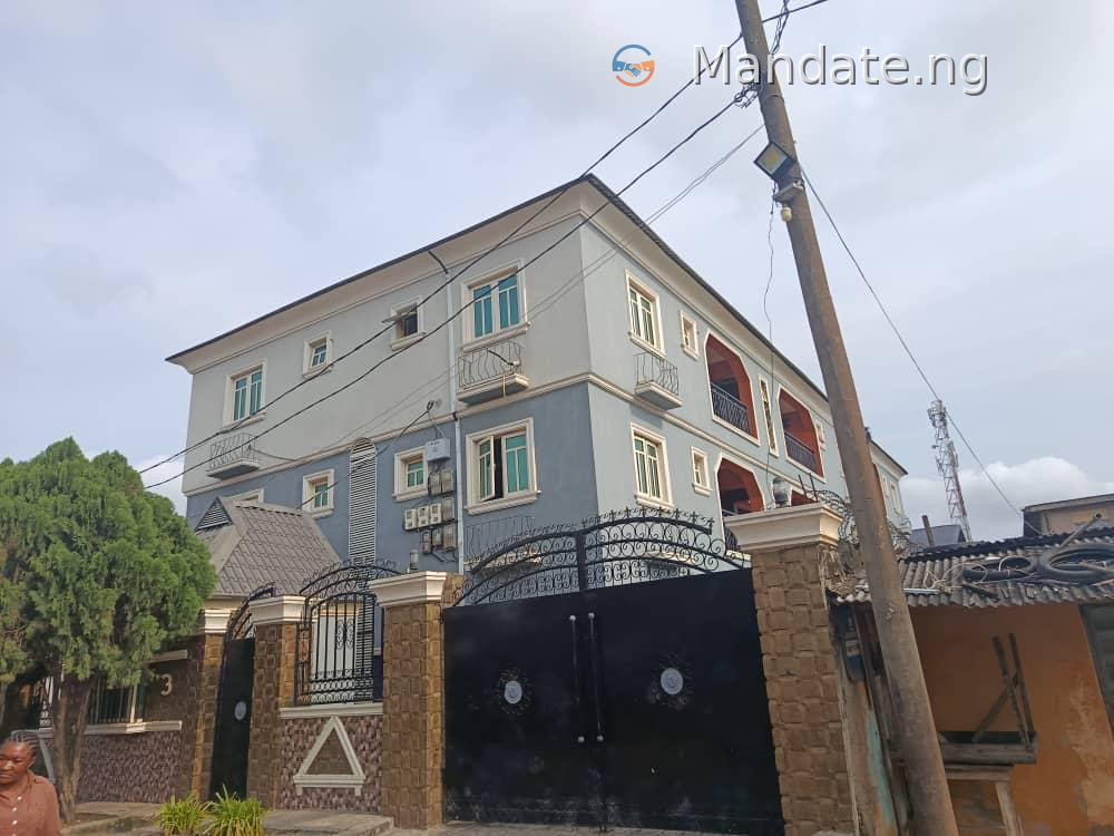 Beautiful & Modern Block of 7 Flats for Sale in Egbeda For Sale in at Akowonjo Egbeda, Lagos Egbeda Peace Estate Lagos photo 2
