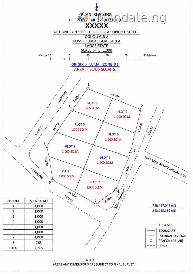 Land for Sale at Ramat Crescent, Ogudu GRA, Lagos For Sale in Ramat Crescent, Ogudu GRA Ogudu GRA Ogudu GRA Lagos photo 1