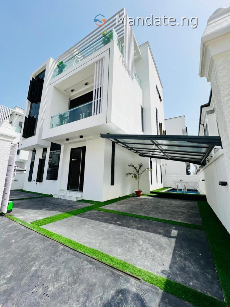 Luxurious 5 Bedroom Fully Detached Duplex with Boys Quarters & Swimming Pool in Orchid Road, Lekki Lease in in Orchid Road, Lekki Orchid Lagos photo 1