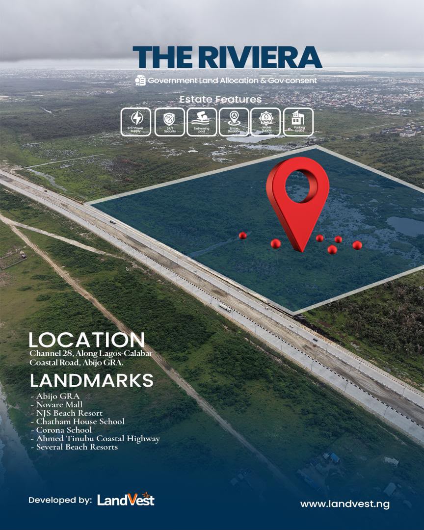 Luxury Plots for Sale Along The Coaster Highway, Abijo GRA For Sale in Along The Coaster Highway, Abijo GRA Abijo Lagos photo 2